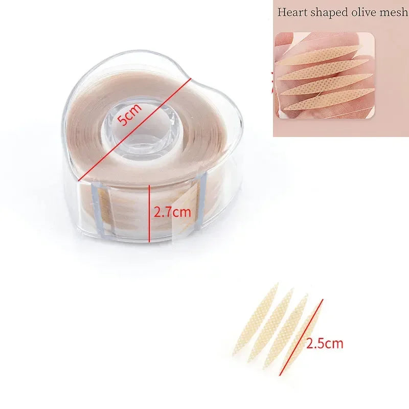 600 pcs Double Fold Shadow Patch Beauty Tool Sticker Invisible Lace Eyelash Extension Eyelid Tape Self-adhesive Under Eye Lashes
