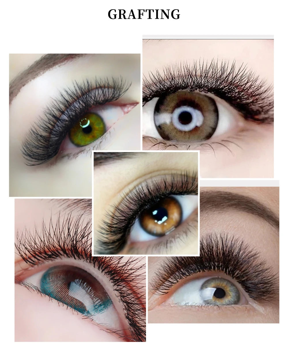 Yelix Cilios 5D W Shape Eyelash Extensions 4D/6D Premade Volume Fans Natural Soft Automatic Flowering Lash Makeup Supplies