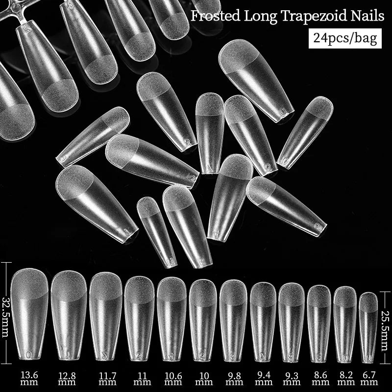 Extension False Nails Art Tips Acrylic Fake Finger Gel Polish Mold Sculpted Full Cover Press on Nails Manicures Accessories Tool