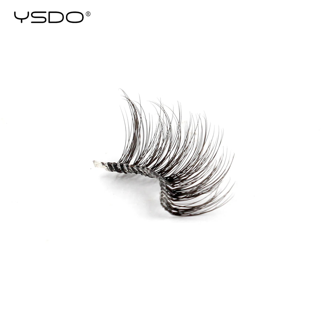 YSDO 3/10 Pairs Fox Eyelashes 3D Mink Natural Soft False Lashes Fluffy Soft eyelashes cat eye Extension Makeup Half Eyelashes