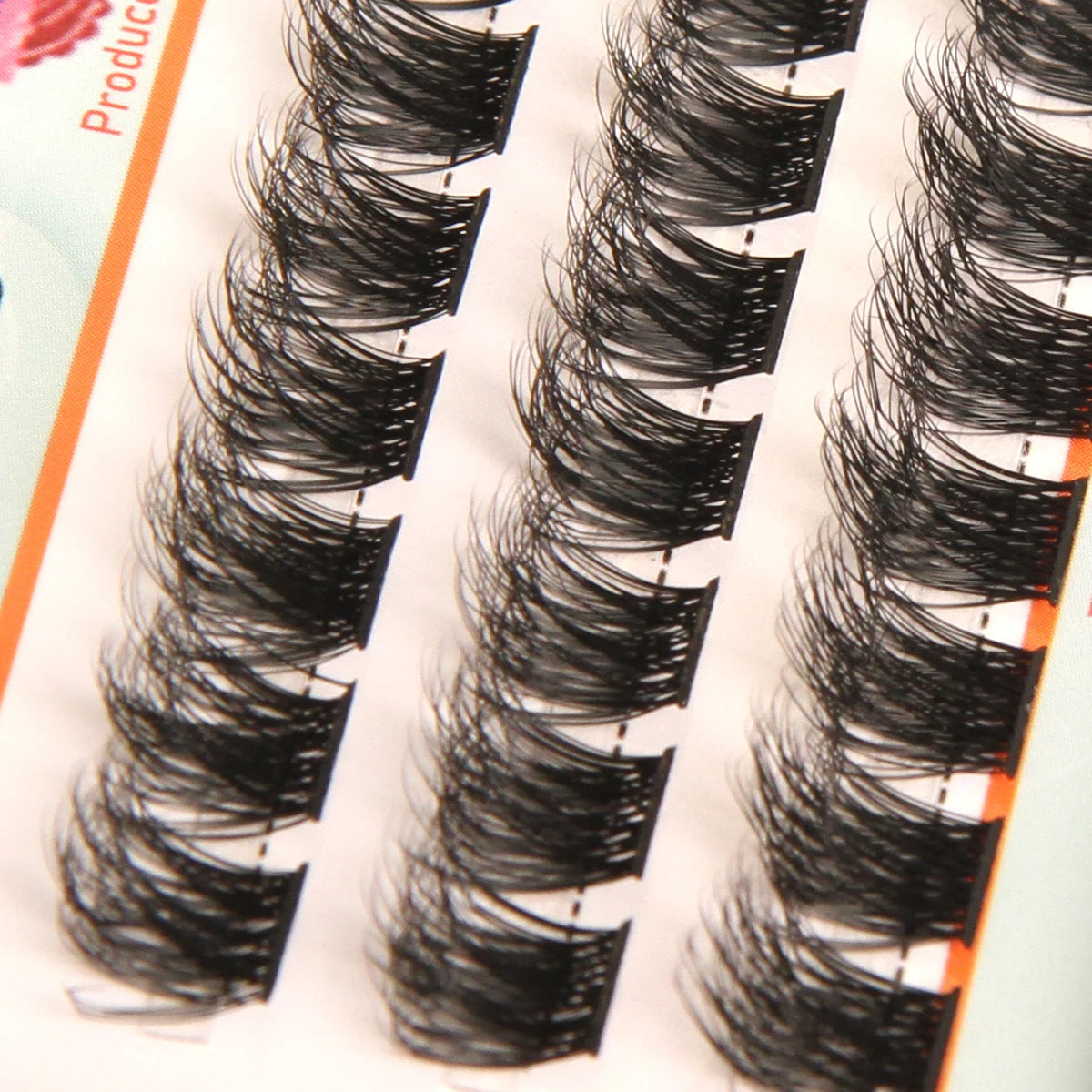 IGUIONSS Segmented False Eyelash Extension DIY Natural Individual Lash Makeup Tools Soft Easy to Operate Eyelashes