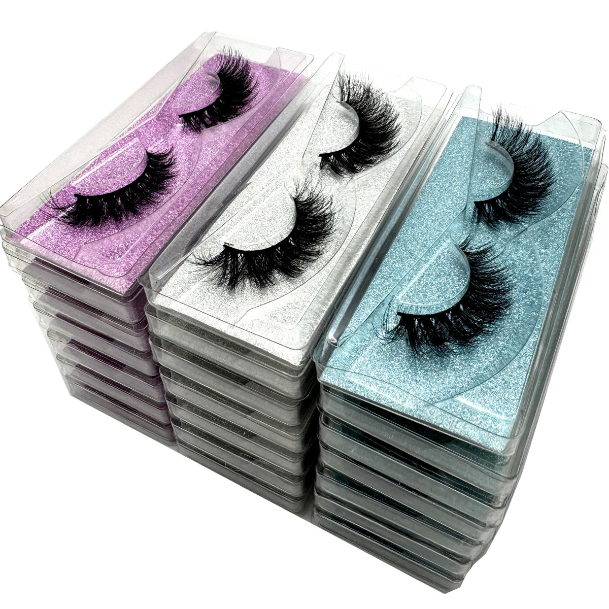 21 Pairs 3D Mink Wholesale Natural Eyelashes Lashes Handmade Fluffy Dramatic Lashes Cruelty Free False Eyelashes Makeup Lashes
