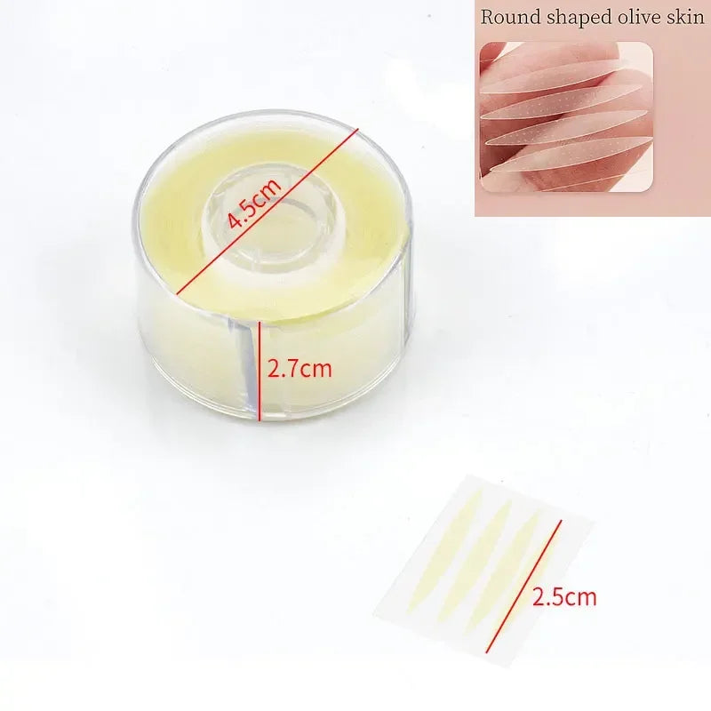 600 pcs Double Fold Shadow Patch Beauty Tool Sticker Invisible Lace Eyelash Extension Eyelid Tape Self-adhesive Under Eye Lashes