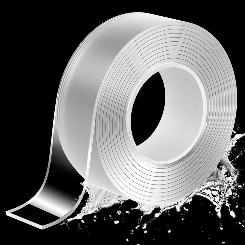 1-10m Ultra-strong Double-sided Adhesive Nano Tape Clear Removable Waterproof Extra Strong Sticky Strip Heavy-duty Two Side Tape