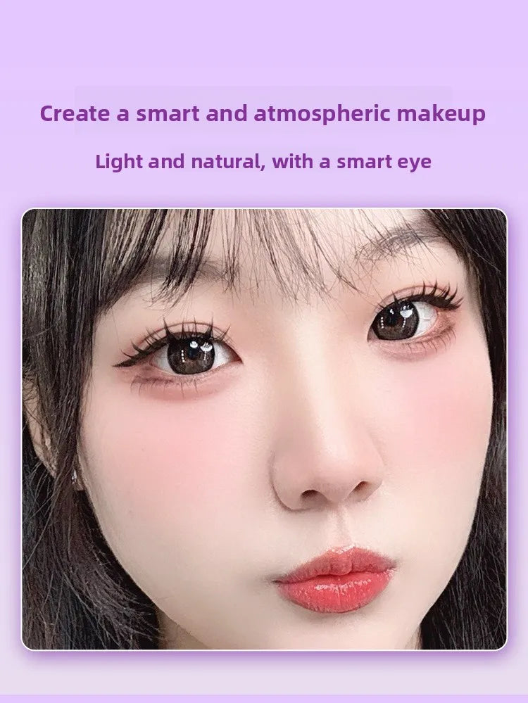 Glue-free Self-adhesive Fluffy False Eyelashes Voluminous Reusable Curling Manga Eyes Lash Easy Removal 11-13mm