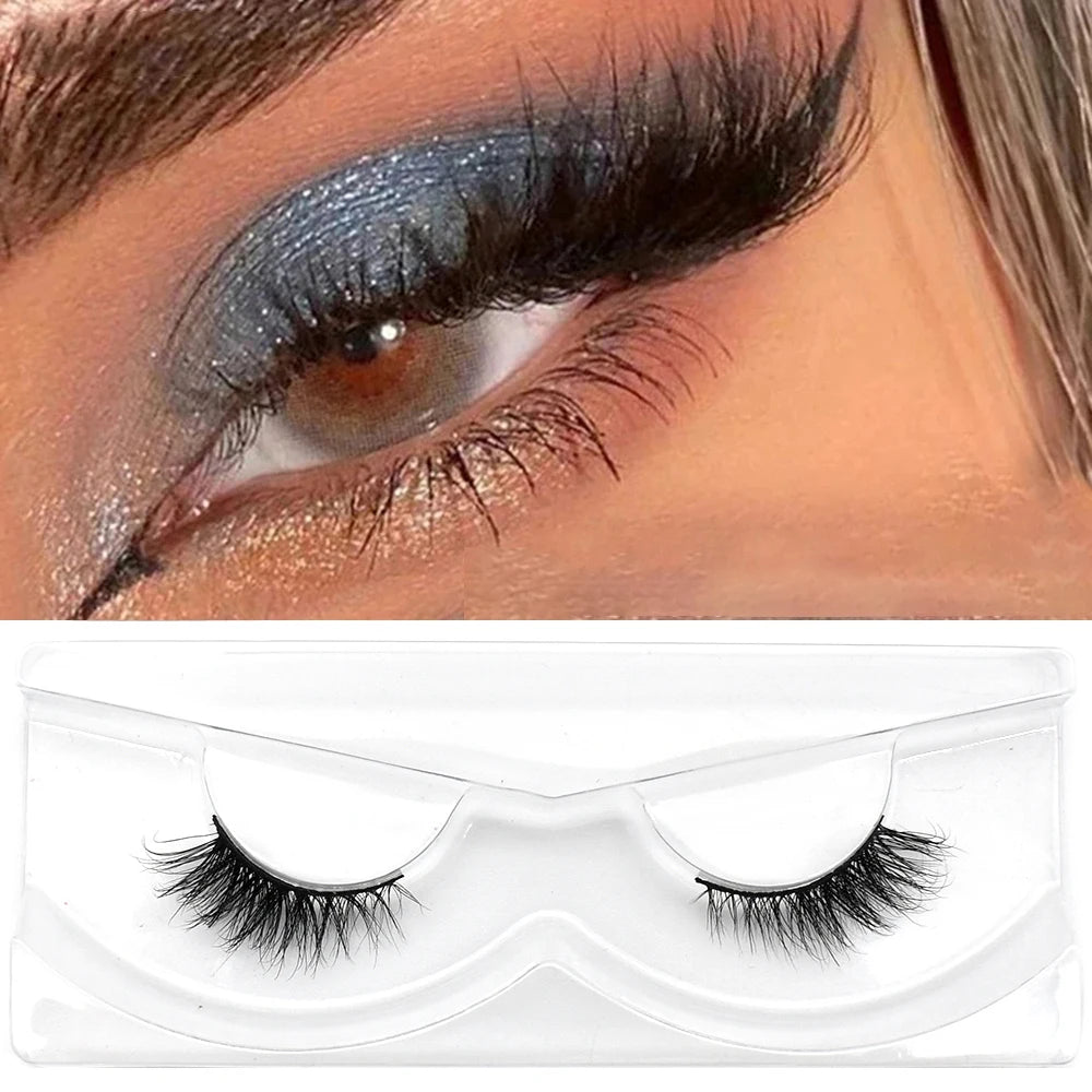 Bulk Items 10/30/60/100 Pairs Mink Half Lashes Natural Long Fluffy Wispy Half False Eyelashes Extension Lightweight Short Lashes