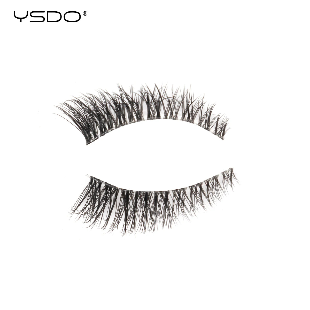 YSDO Natural Mink Eyelashes 3/6/10 Pairs Wispy Faux 3D Mink Lashes Short Fluffy Half False Eyelash Makeup Tools Cat Eye Lashes