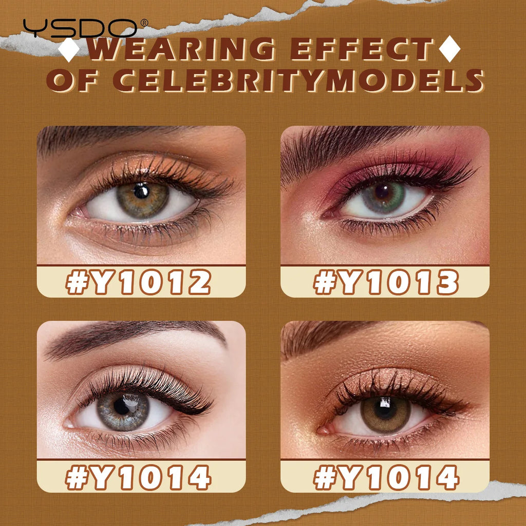 YSDO 3/10 Pairs Fox Eyelashes 3D Mink Natural Soft False Lashes Fluffy Soft eyelashes cat eye Extension Makeup Half Eyelashes