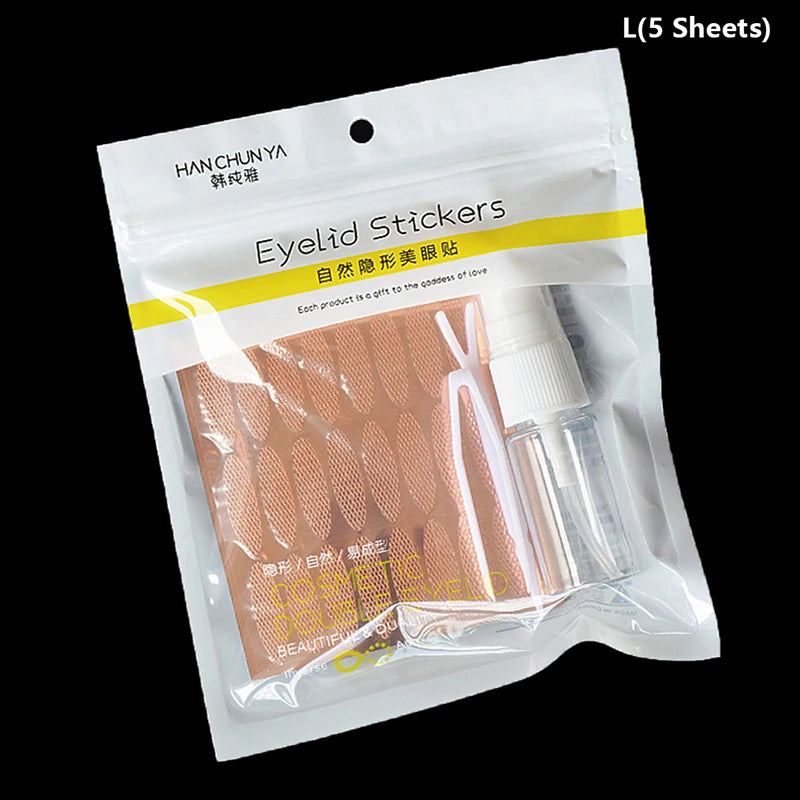 Invisible Eyelid Sticker Lace Eye Lift Strips Double Eyelid Tape Adhesive Stickers Eye Tape Tools Size M/L/XL