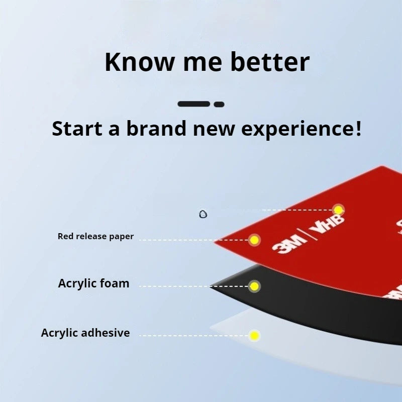 3M strong double sided tape adhesive car fixed high viscosity car special VHB sponge can be customized patch