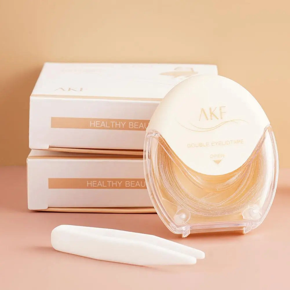 AKF Double Eyelid Patch Invisible Natural Durable Eyelid Tape Eyelid Lifter Strips Without Trace Makeup Tool