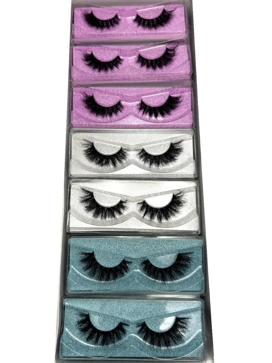 21 Pairs 3D Mink Wholesale Natural Eyelashes Lashes Handmade Fluffy Dramatic Lashes Cruelty Free False Eyelashes Makeup Lashes