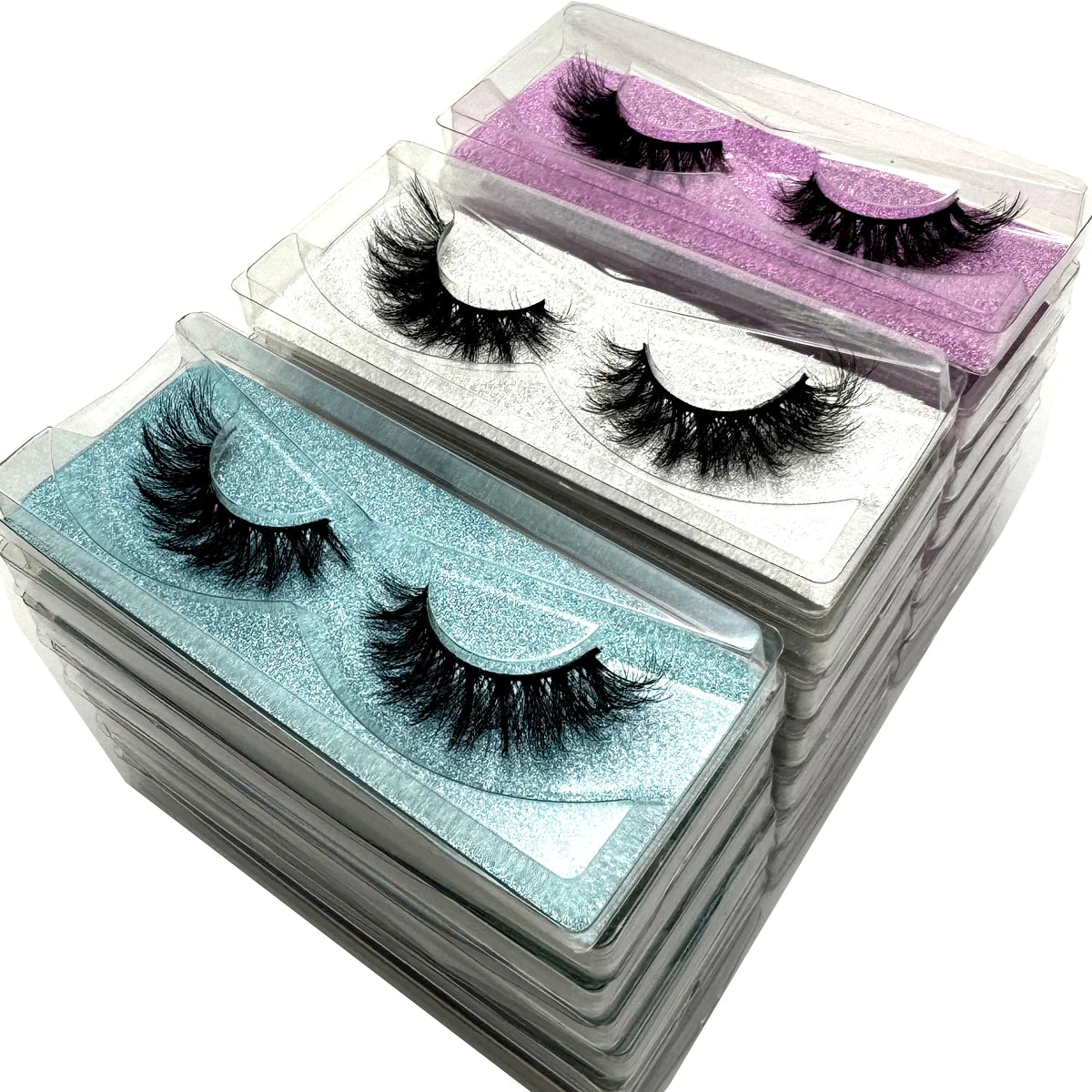 21 Pairs 3D Mink Wholesale Natural Eyelashes Lashes Handmade Fluffy Dramatic Lashes Cruelty Free False Eyelashes Makeup Lashes