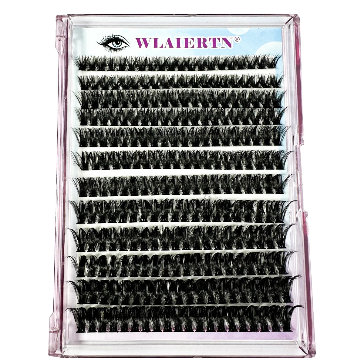 12Rows DIY 3D Fluffy Lash Clusters 160D/90D Thick Eyelash Clusters Wispy Individual Lashes 10-18mm Cluster Eyelash Extension