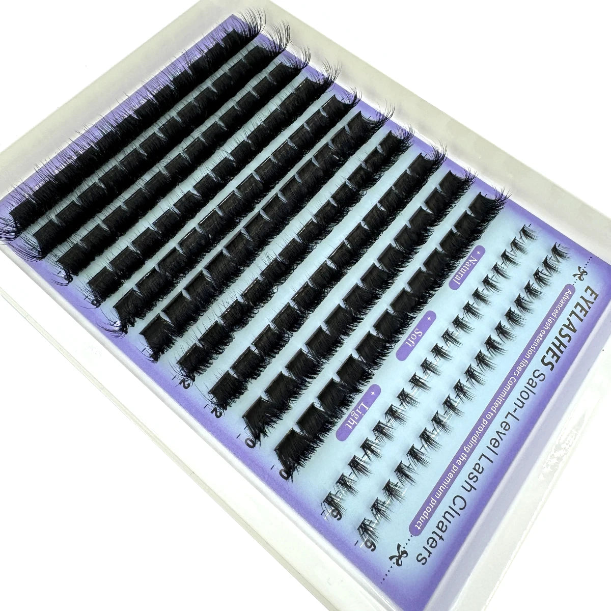 Wispy Lash Clusters with Spikes Salon-Like Eyelash Clusters DIY D Curve Cluster Eyelash Extensions Full Spiky Individual Lashes