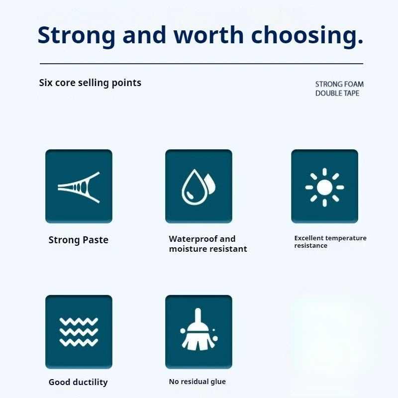 3M strong double sided tape adhesive car fixed high viscosity car special VHB sponge can be customized patch