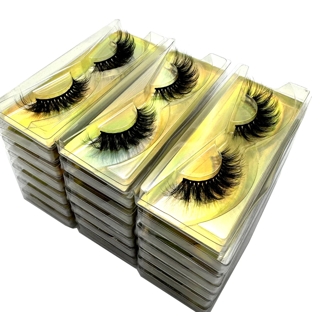 21 Pairs 3D Mink Wholesale Natural Eyelashes Lashes Handmade Fluffy Dramatic Lashes Cruelty Free False Eyelashes Makeup Lashes