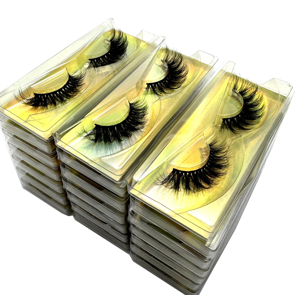 21 Pairs 3D Mink Wholesale Natural Eyelashes Lashes Handmade Fluffy Dramatic Lashes Cruelty Free False Eyelashes Makeup Lashes