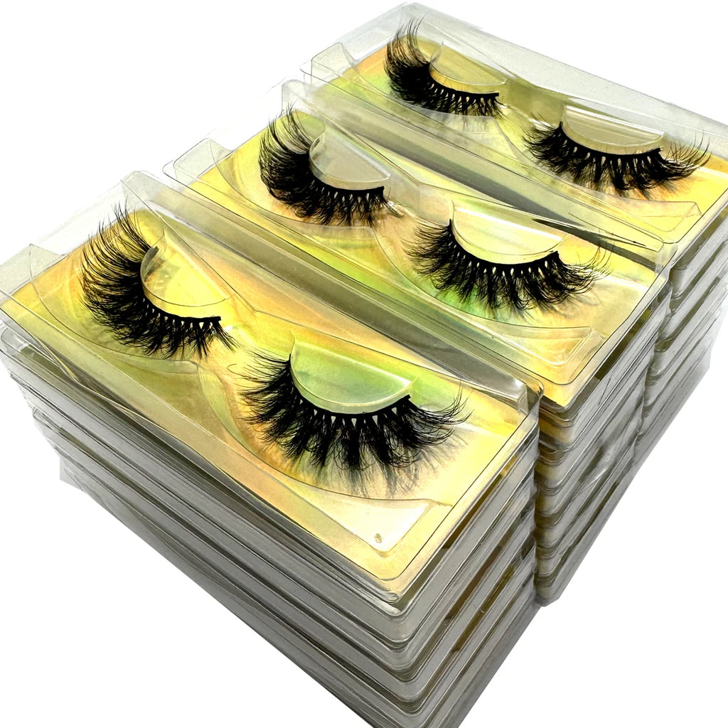 21 Pairs 3D Mink Wholesale Natural Eyelashes Lashes Handmade Fluffy Dramatic Lashes Cruelty Free False Eyelashes Makeup Lashes