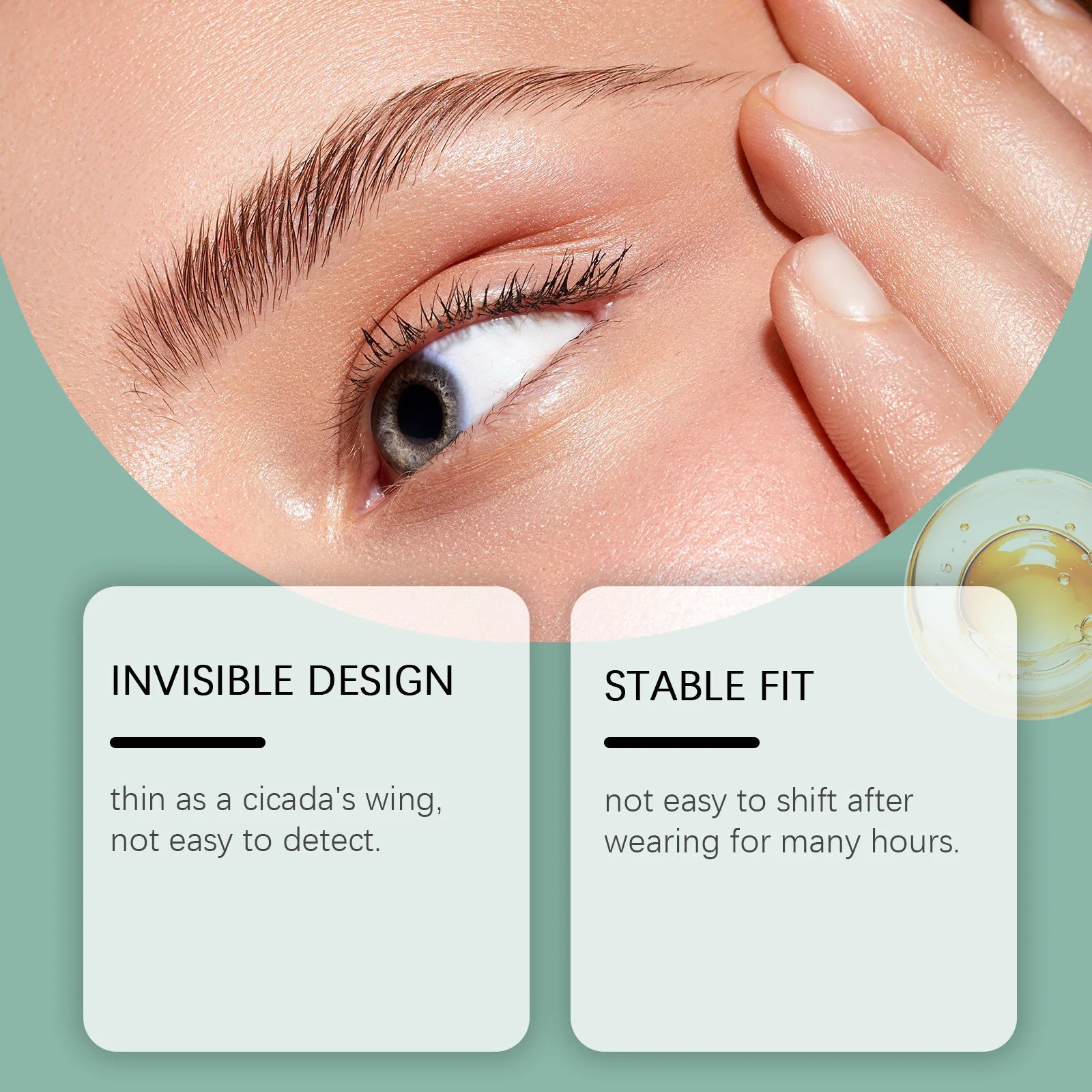 Eyelid Lift Strips Clear Shaping Big Eyes Lasting Invisible Natural Self-Adhesive Double Fold Eyelid Tape Sticker Makeup Tools