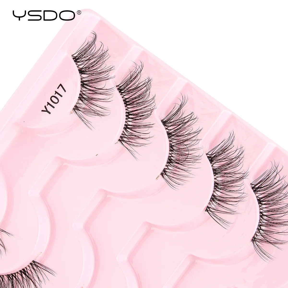YSDO 3/10 Pairs Fox Eyelashes 3D Mink Natural Soft False Lashes Fluffy Soft eyelashes cat eye Extension Makeup Half Eyelashes