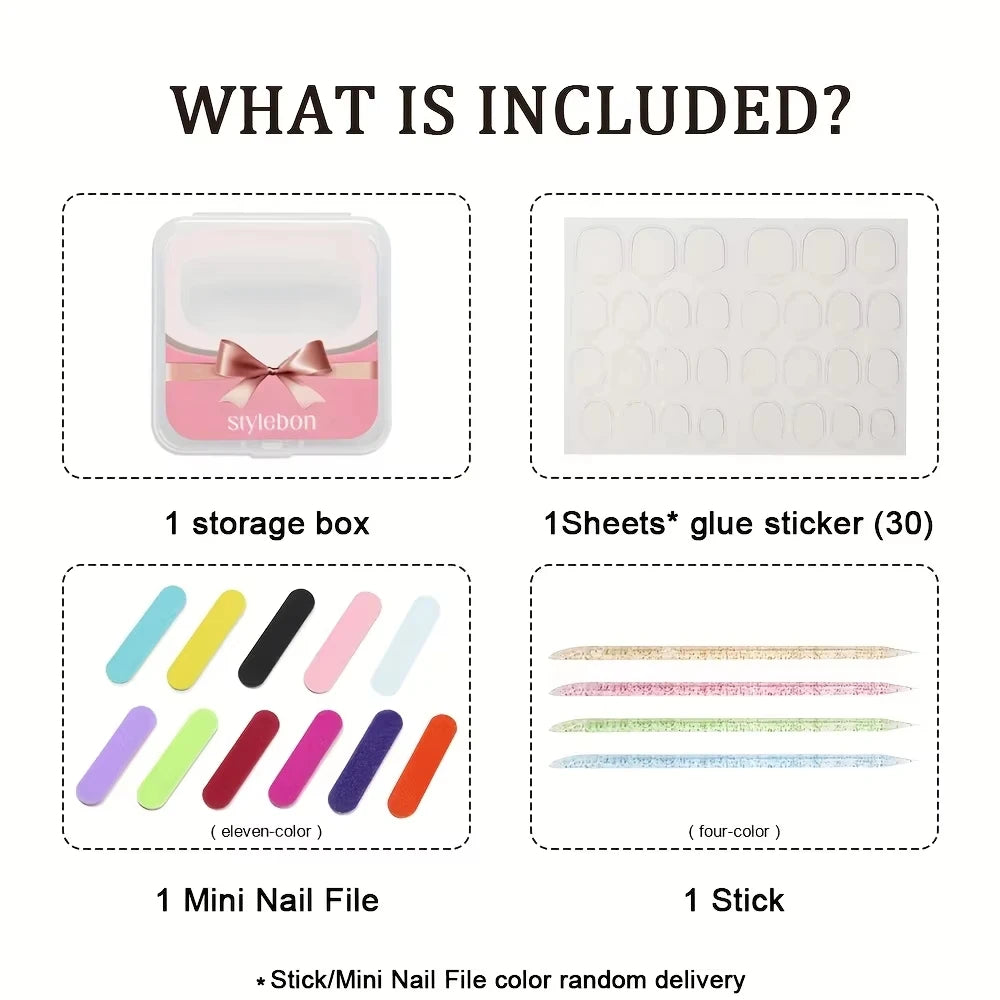 10pcs Handmade Fake Nails 3D Sculpted French Almond Manicure Press on Nail Mid-Length Ladder Nail Art Removable Wearable Nail